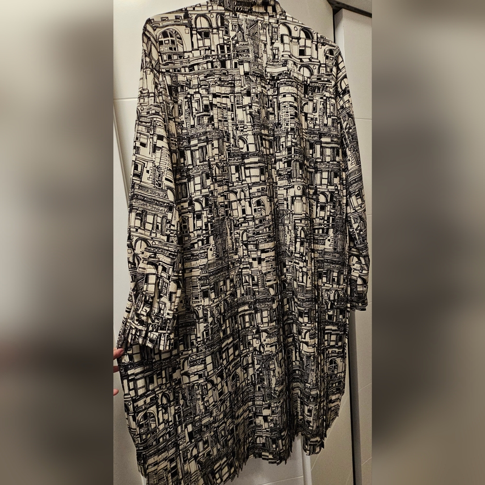 Selected Femme - button down full pleated dress